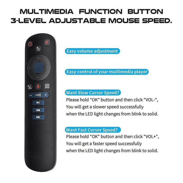 Remote controls g50s google voice air mouse microphone gyroscope