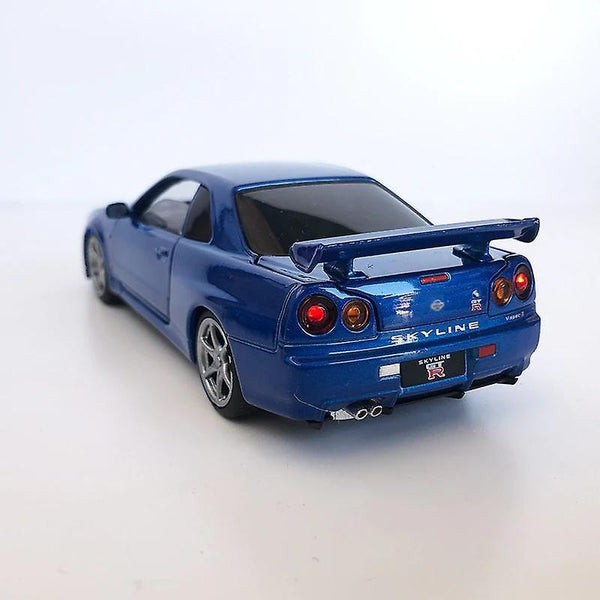 Toy Cars 1/32 Alloy R34 SKYLINE GTR Toy Car Model Blue