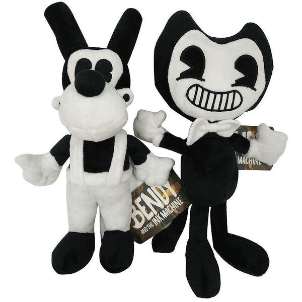 Stuffed animals 5pcs bandy and ink machine dolls bendy thriller game bandy plush toy