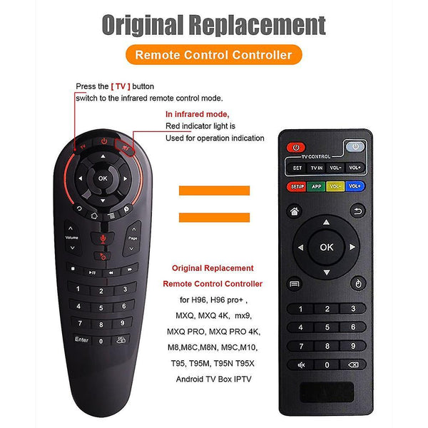 Remote controls g30s air mouse wireless keyboard voice remote control