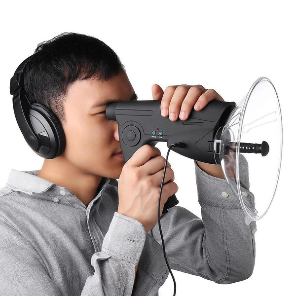 Telescopes parabolic microphone monocular x8 bionic ear long range birds listening telescope 200m