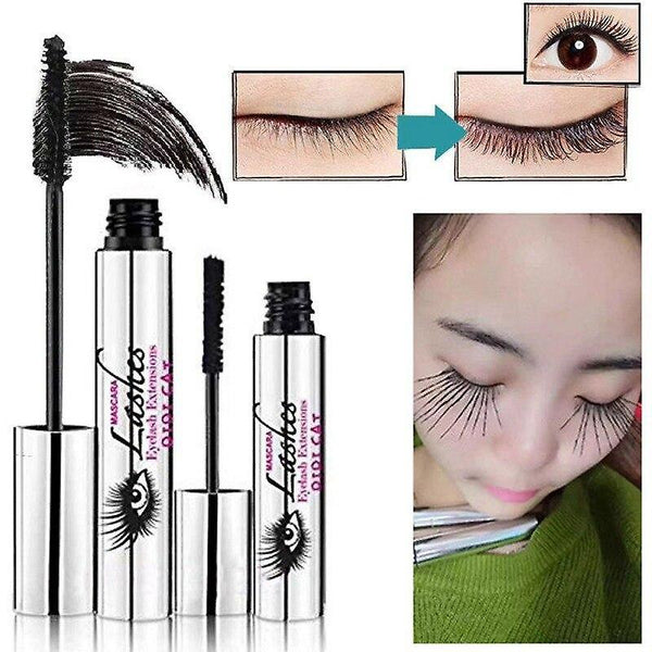 Mascara 1 set 4d fiber lashes mascara solid fiber mascara