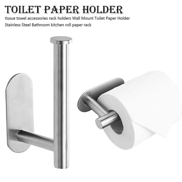 Toilet paper holders kitchen roll paper accessory wall mount toilet paper holder silver