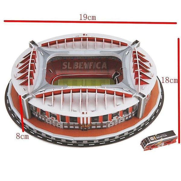 Mechanical Puzzles 3D Puzzle Benfica Stadium Football Field Model Toy