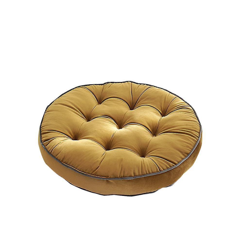 Chaises round floor cushions with handles non slip seat cushions 58cm beige