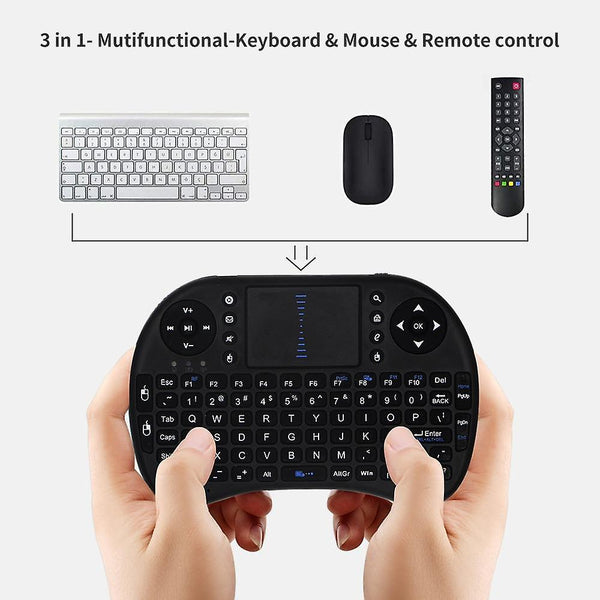 Remote controls i8 air mouse 2.4Ghz mini keyboard wireless touchpad