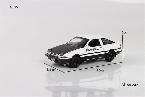 Toy Cars 1:28 Toyota AE86 Alloy metal Toy Car Model White