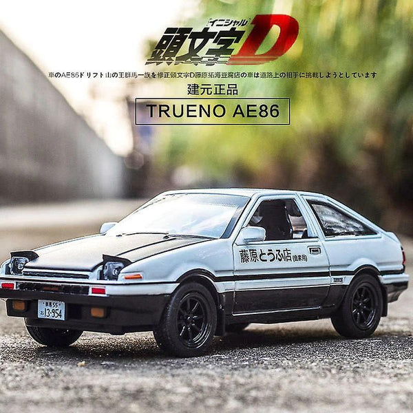 Toy Cars 1:28 Toyota AE86 Alloy metal Toy Car Model White