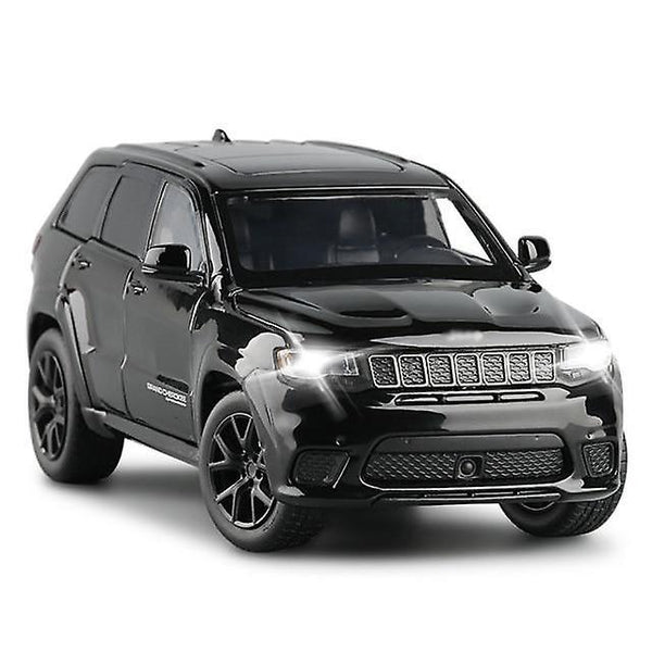 Toy Cars 1/32 Grand Cherokee Track Eagle Alloy Die Cast Model Toy Car Sound Light Toys Vehicle Black