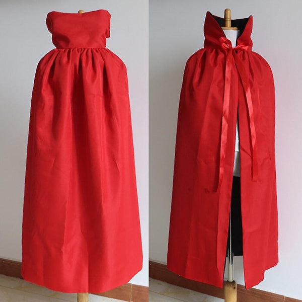 Costumes Halloween Vampire Double Sided Cape Dracula Devil Cloak Dress Cosplay Costume