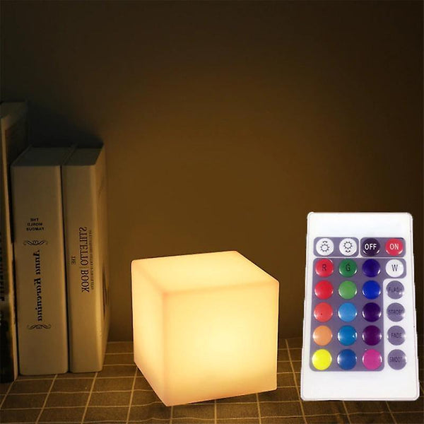 Lamps led cube waterproof rechargeable night light