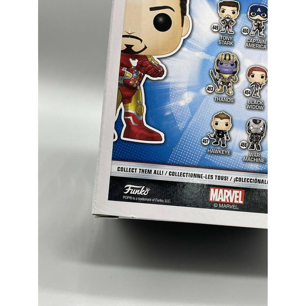 Action Toy Figures FUNKO POP Marvel Avengers:Endgame Tony Stark Iron Man 529 Action Figure Toys