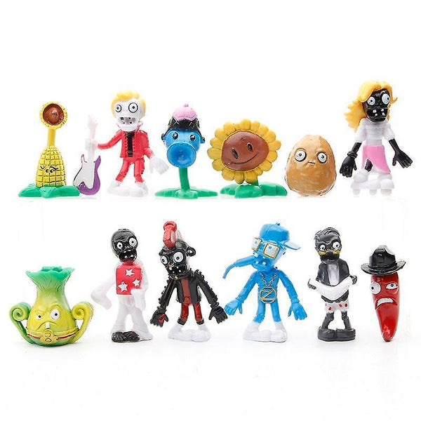 Video Game Consoles 12pcs Mini Plants VS Zombies Action Figure Toy Game