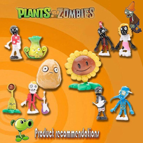 Video Game Consoles 12pcs Mini Plants VS Zombies Action Figure Toy Game