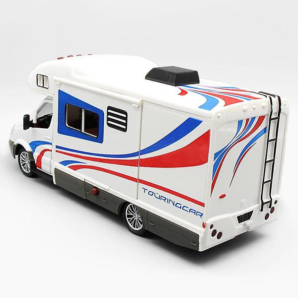 Toy cars 1:32 vehicle rv trailer caravan alloy car model