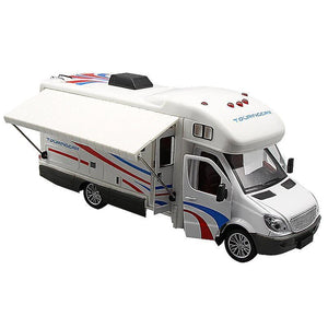 Toy cars 1:32 vehicle rv trailer caravan alloy car model