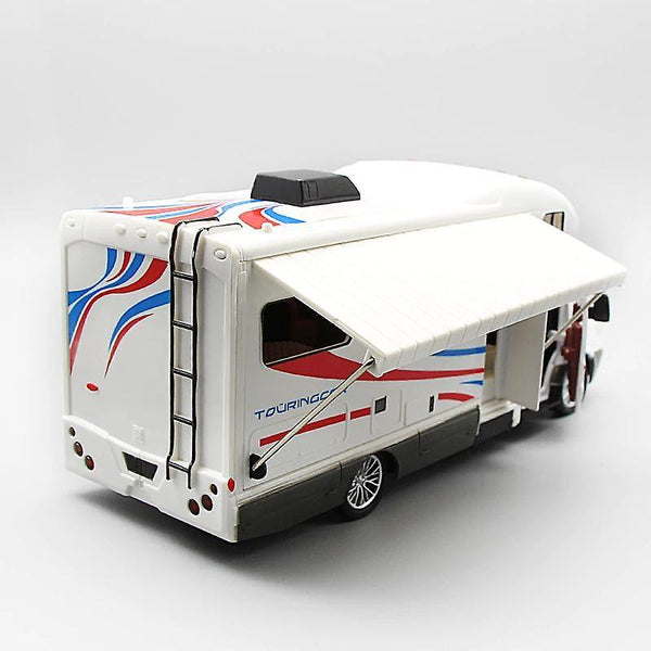 Toy cars 1:32 vehicle rv trailer caravan alloy car model