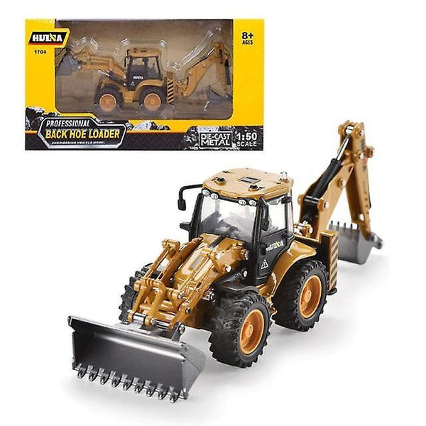 Toy cars 1:50 diecast 4 wheel alloy excavator model