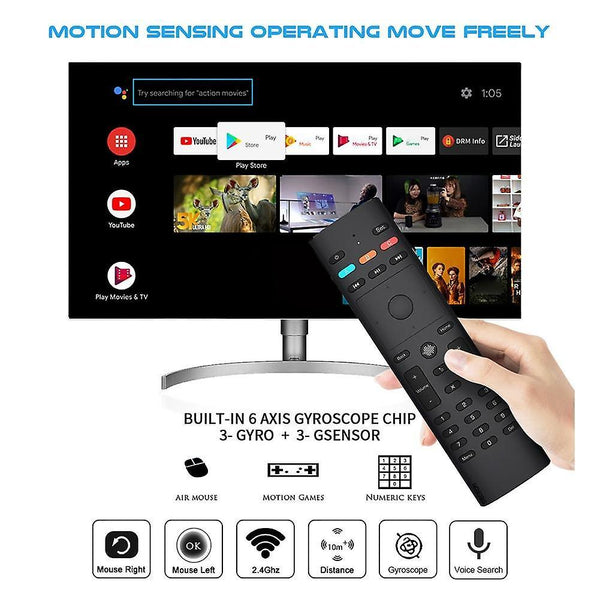 Remote controls 2.4G wireless air mouse voice remote control