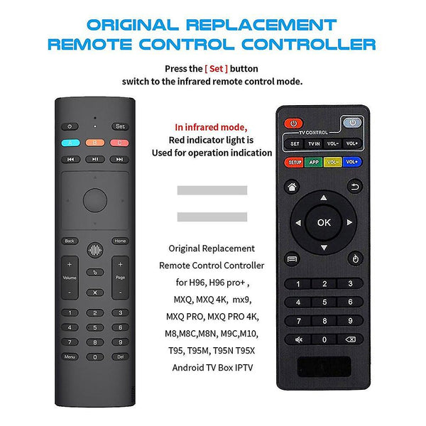 Remote controls 2.4G wireless air mouse voice remote control