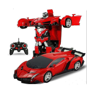 Remote control cars trucks rc transformers lamborghini car robot sports vehicle for kids red