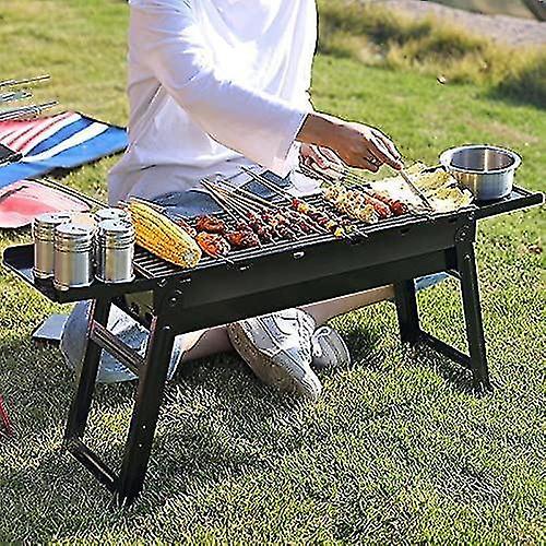 Outdoor grill covers portable folding charcoal barbecue desk tabletop