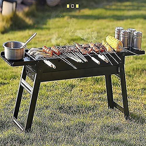 Outdoor grill covers portable folding charcoal barbecue desk tabletop