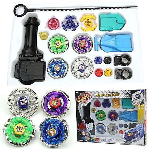 Spinning Tops Gyro Top Fusion Metal Master Fight Rapidity Rare 4D Launcher Set Kids Toys Lot