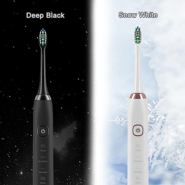 Toothbrushes sonic electric toothbrush ultrasonic black