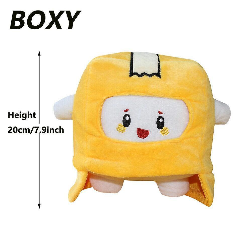 Stuffed Animals BOXY 20cm Lankybox BOXY FOXY ROCKY Game Figure Doll Toy