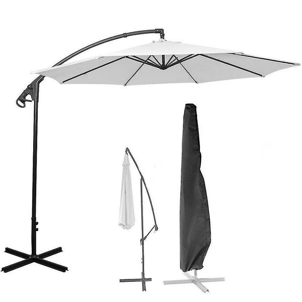 Outdoor Furniture Covers Homemiyn Outdoor Parasol Covers Anti-dust Cover Waterproof 280cm Black