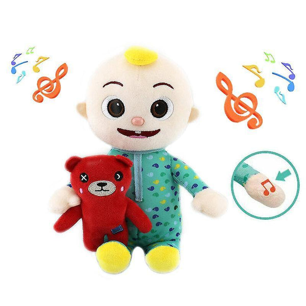 Stuffed Animals Cocomelon JJ Boy Musical Plush Doll Toy Kids Christmas gift