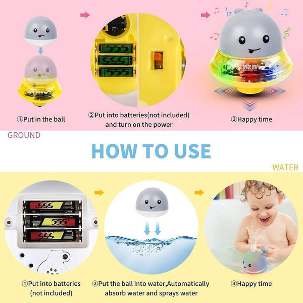 Bath toys baby bath toy sprinkler bath toy for kids toddlers water spray toy