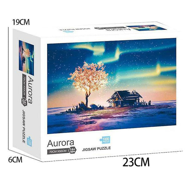 Jigsaw puzzles diy aurora jigsaw puzzle 1000 pieces puzzles adult kids educational toy game