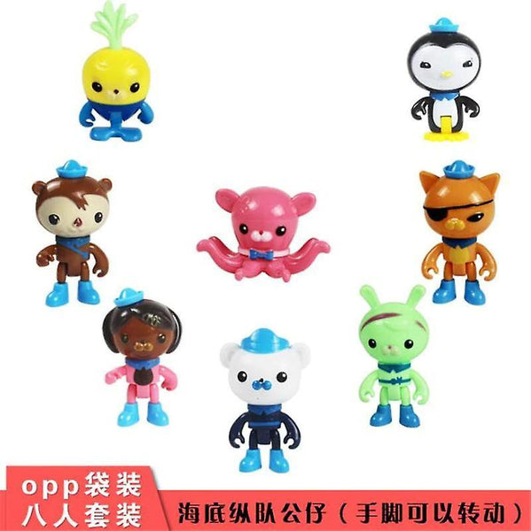 Action toy figures 8pcs/set octonauts action figure toy