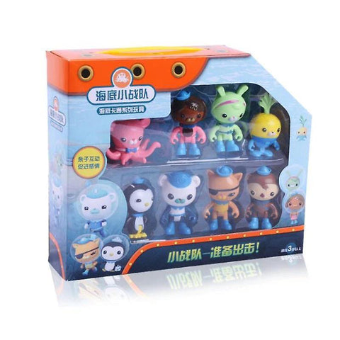 Action toy figures 8pcs/set octonauts action figure toy