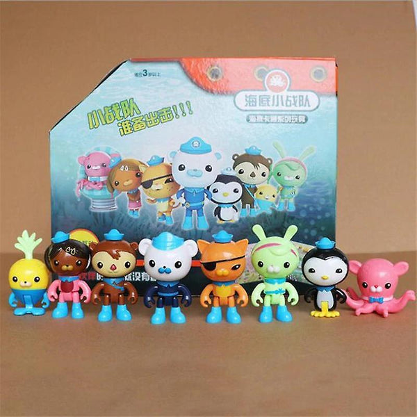 Action toy figures 8pcs/set octonauts action figure toy