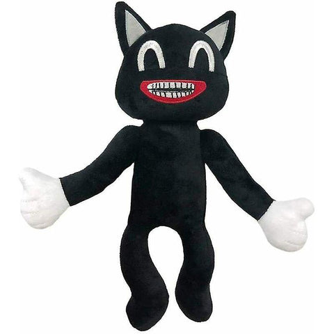 Stuffed Animals Black Cartoon Cat Plush Toy 30cm/11.8in Horror