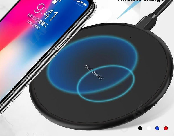 Power adapters chargers wireless charging pad receiver for iphone  samsung black