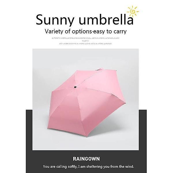 Outdoor umbrellas sunshades 1 mini pocket sun rain umbrella yellow