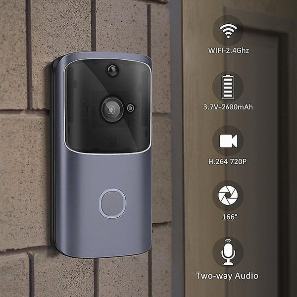 Door bells chimes m10 wifi doorbell smart ip video intercom video door phone door bell camera grey