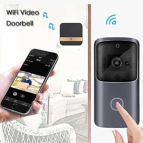 Door bells chimes m10 wifi doorbell smart ip video intercom video door phone door bell camera grey