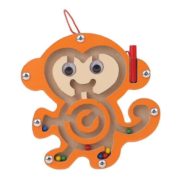 Mechanical puzzles children magnetic maze toy wooden puzzle game frog