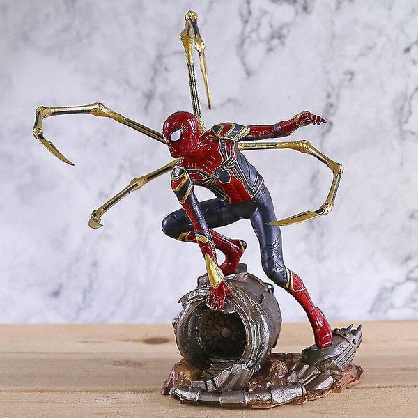 Action toy figures marvel avengers statue spiderman pvc action figure