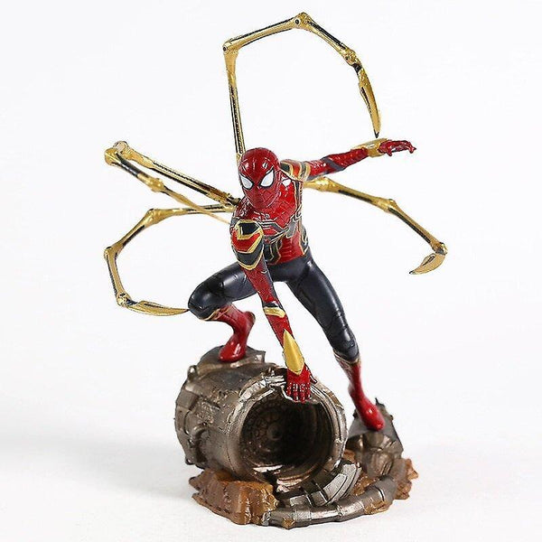 Action toy figures marvel avengers statue spiderman pvc action figure