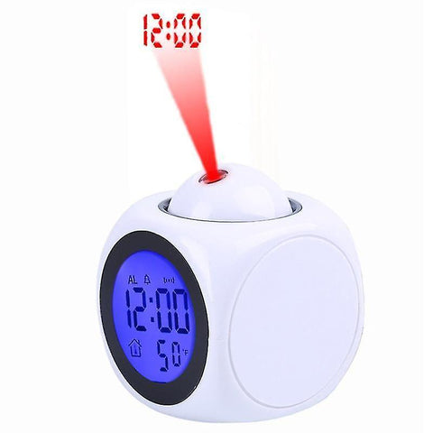 Alarm Clocks Voice Projection Alarm Clock With Temperature Display