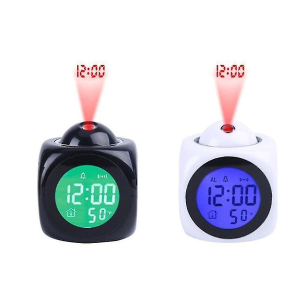 Alarm Clocks Voice Projection Alarm Clock With Temperature Display