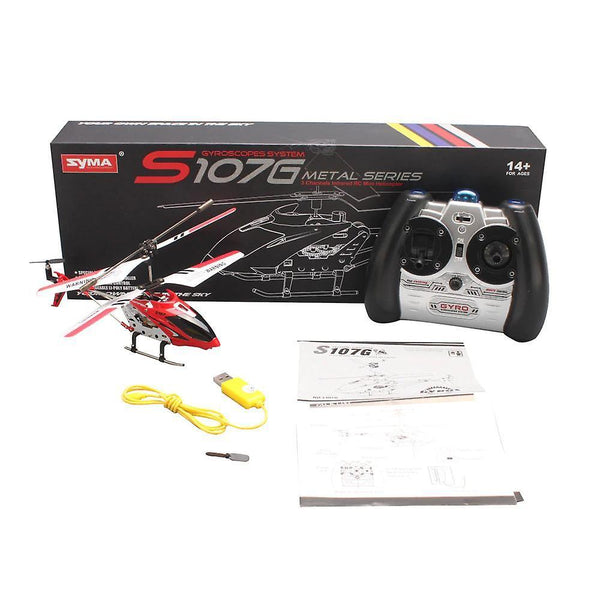 Remote control helicopters s107g rc helicopter 3.5Ch alloy blue