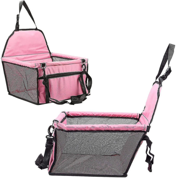 Vehicle pet barriers pet booster seat pink