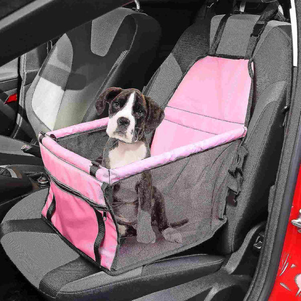 Vehicle pet barriers pet booster seat pink